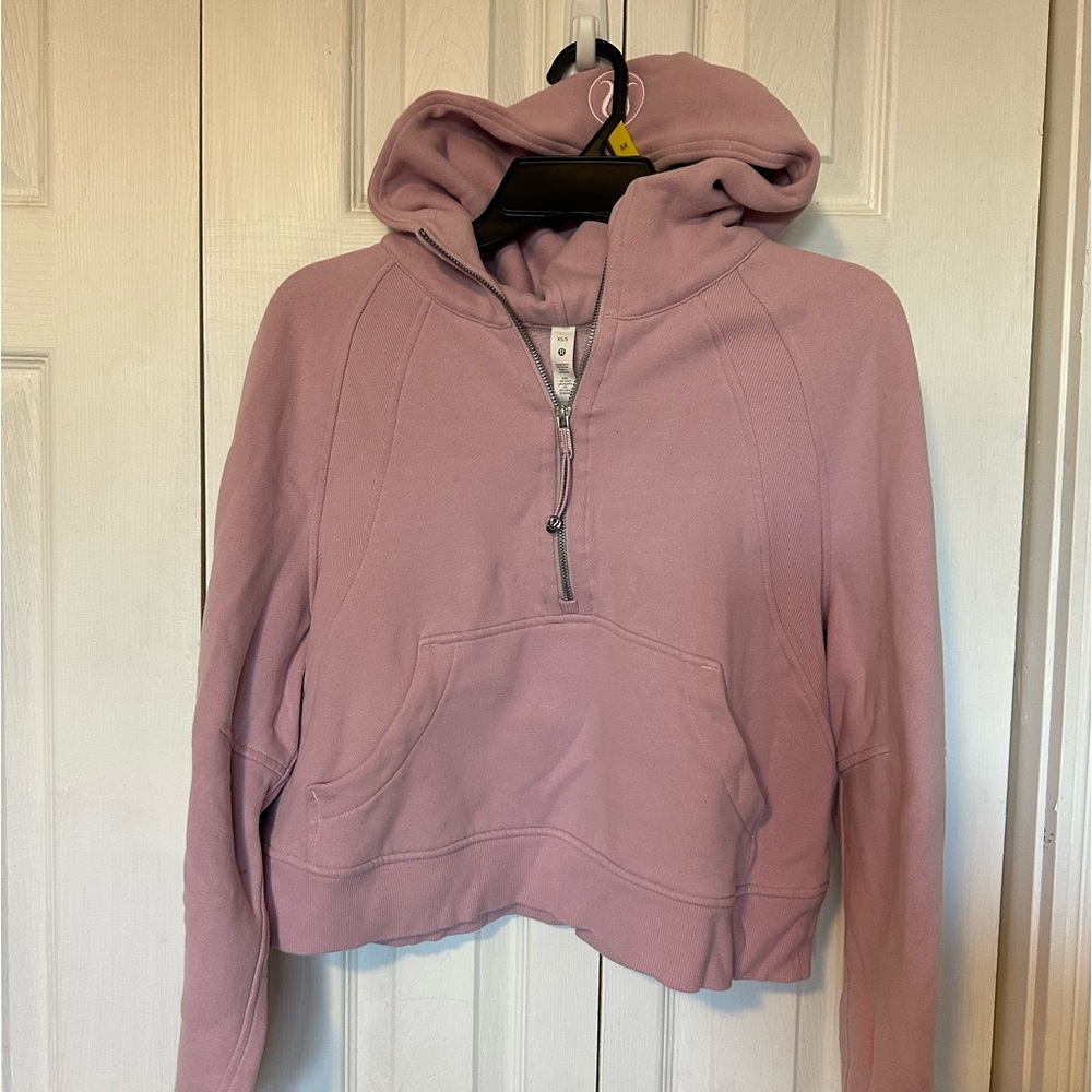 Lululemon Scuba Half-Zip Hoodie Pink Peony Size XS/S - Picture 2 of 4